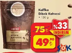 Kaffka Dibek Kahvesi 150 g - ŞOK'da 49,90 TL