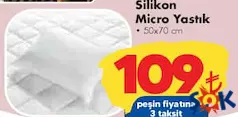 Silikon Micro Yastık 50x70 cm - ŞOK'da 109,00 TL