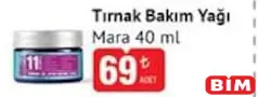 Mara Tırnak Bakım Yağı 40 ml - BİM'de 69,00 TL