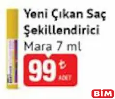 Mara Saç Şekillendirici 7 ml - BİM'de 99,00 TL