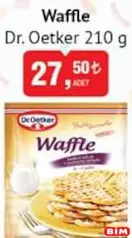 Dr. Oetker Waffle 210 g - BİM'de 27,50 TL