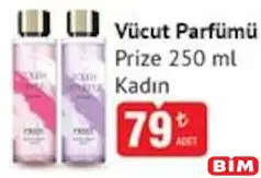 Prize Vücut Parfümü Kadın 250 ml - BİM'de 79,00 TL