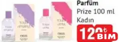 Prize Parfüm Kadın 100 ml - BİM'de 129,00 TL