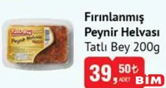 Tatlı Bey Fırınlanmış Peynir Helvası 200 g Tatlı Bey Fırınlanmış Peynir Helvası 200 g - BİM'de 39,50 TL