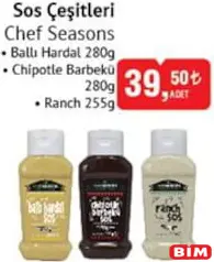 Chef Seasons Sos Çeşitleri Chef Seasons Sos Çeşitleri - BİM'de 39,50 TL