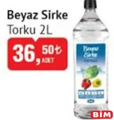 Torku Beyaz Sirke 2 L Torku Beyaz Sirke 2 L - BİM'de 36,50 TL