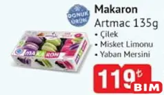 Artmac Makaron 135 g Artmac Makaron 135 g - BİM'de 119,00 TL