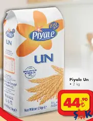 Piyale 2 kg Un - ŞOK'da 44,90 TL
