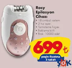 Arzum AR5029 Rosy Epilatör - ŞOK'da 699,00 TL