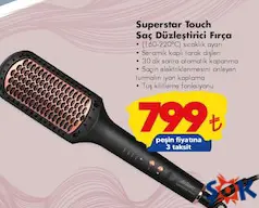 Arzum AR5068 Superstar Touch Saç Düzleştirici Tarak - ŞOK'da 799,00 TL