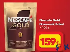Nescafe Gold Granül Kahve 100 gr Eko Paket - ŞOK'da 159,00 TL