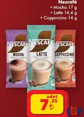 Nescafe Mocha 17 gr - ŞOK'da 7,25 TL