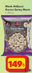 Mantı Atolyesi Gurme Saray Mantısı 400 g - ŞOK'da 149,00 TL