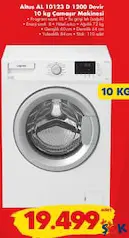 Altus AL 10123 D 1200 Devir 10 kg Çamaşır Makinesi - ŞOK'da 19.499,00 TL