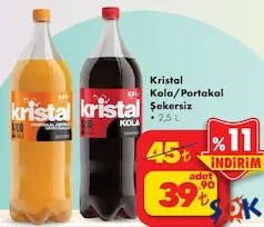 KRİSTAL KOLA 2,5LT - ŞOK'da 39,90 TL