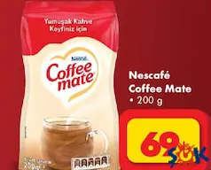 Coffee Mate Kahve Kreması 200 gr - ŞOK'da 69,00 TL
