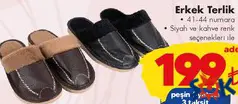 Erkek Terlik - ŞOK'da 199,00 TL