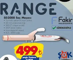 Range SD 3000 Saç Maşası - ŞOK'da 499,00 TL