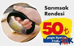 Sarımsak Rendesi - ŞOK'da 50,00 TL
