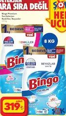 Bingo Matik Premium Renkli 8 Kg - ŞOK'da 319,00 TL