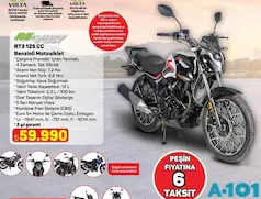 Volta Revolt RT3 125 cc Benzinli Motosiklet - A101'de 59.990,00 TL