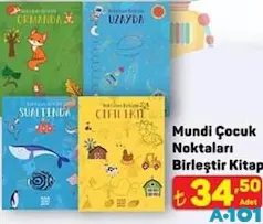 Mundi Çocuk Noktaları Birleştir Kitap - A101'de 34,50 TL