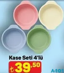 Kase Seti 4'lü - A101'de 39,50 TL