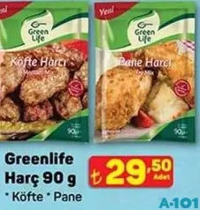 Green Life Harç Köfte/Pane Harcı 90 g - A101'de 29,50 TL