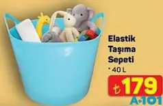 Elastik Taşıma Sepeti 40 L - A101'de 179,00 TL