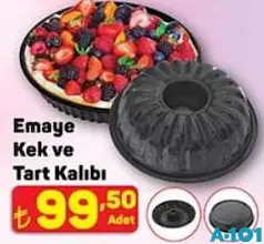 Emaye Kek ve Tart Kalıbı - A101'de 99,50 TL