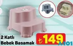 2 Katlı Bebek Basamak - A101'de 149,00 TL