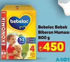Bebelac Bebek Biberon Maması 800 g - A101'de 450,00 TL
