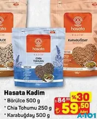 Hasata Kadim Börülce/Chia Tohumu/Karabuğday - A101'de 59,50 TL
