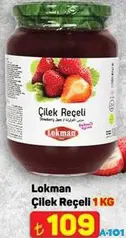 Lokman Çilek Reçeli 1 Kg - A101'de 109,00 TL