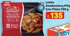 Lezita Dondurulmuş Piliç Çıtır Fileto 700 g - A101'de 135,00 TL