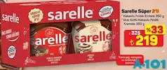 Sarelle Süper Krem Çikolata 2'li - A101'de 219,00 TL