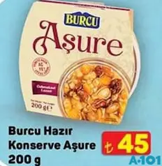 Burcu Hazır Konserve Aşure 200 g - A101'de 45,00 TL