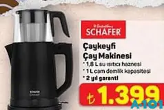 Schafer Çaykeyfi Çay Makinesi - A101'de 1.399,00 TL