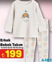 Erkek Bebek Takım - A101'de 199,00 TL