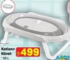 Katlanır Küvet 35 l - A101'de 499,00 TL