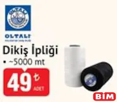 Oltalı Dikiş Ipliği 5000 mt Oltalı Dikiş Ipliği 5000 mt - BİM'de 49,00 TL