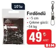 North Pacific Fırdöndü 10'lu North Pacific Fırdöndü 10'lu - BİM'de 49,00 TL