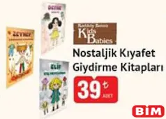 Kids Babies Nostaljik Kıyafet Giydirme Kitapları Kids Babies Nostaljik Kıyafet Giydirme Kitapları - BİM'de 39,00 TL