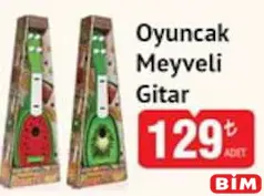 Oyuncak Meyveli Gitar Oyuncak Meyveli Gitar - BİM'de 129,00 TL