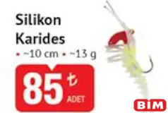 North Pacific Silikon Karides 10 cm 13 g North Pacific Silikon Karides 10 cm 13 g - BİM'de 85,00 TL