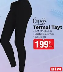 Casilli Termal Tayt Casilli Termal Tayt - BİM'de 199,00 TL