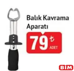 North Pacific Balık Kavrama Aparatı North Pacific Balık Kavrama Aparatı - BİM'de 79,00 TL