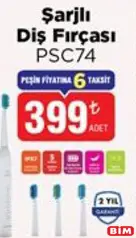 Polosmart PSC74 Şarjlı Diş Fırçası Polosmart PSC74 Şarjlı Diş Fırçası - BİM'de 399,00 TL