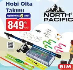 North Pacific Hobi Olta Takımı North Pacific Hobi Olta Takımı - BİM'de 849,00 TL