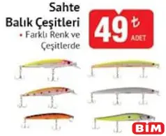 North Pacific Sahte Balık Çeşitleri North Pacific Sahte Balık Çeşitleri - BİM'de 49,00 TL